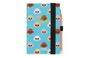 LEGAMI 12-MONTH DIARY - 2025 - MINI PHOTO 2-DAY DIARY - SKY BLUE DOGS AG2512111